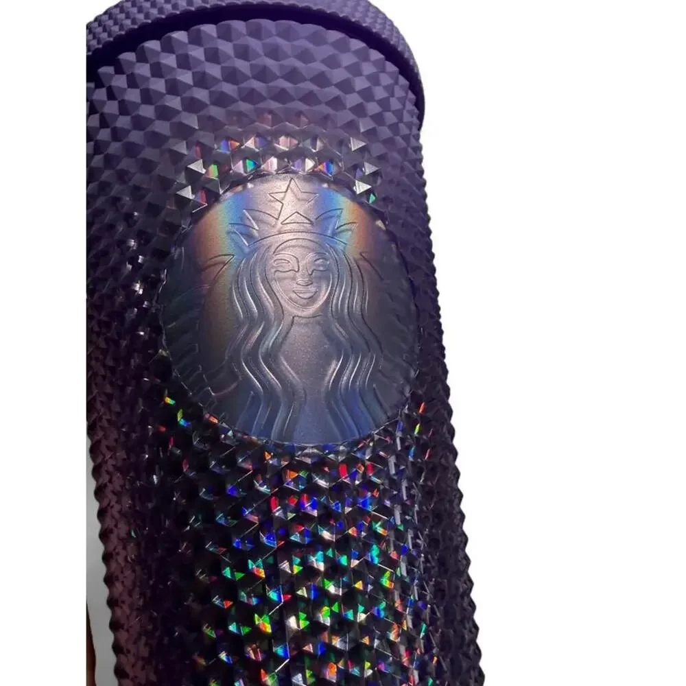 2023 Starbucks Gradient Purple 16oz Diamond Studded Tumbler